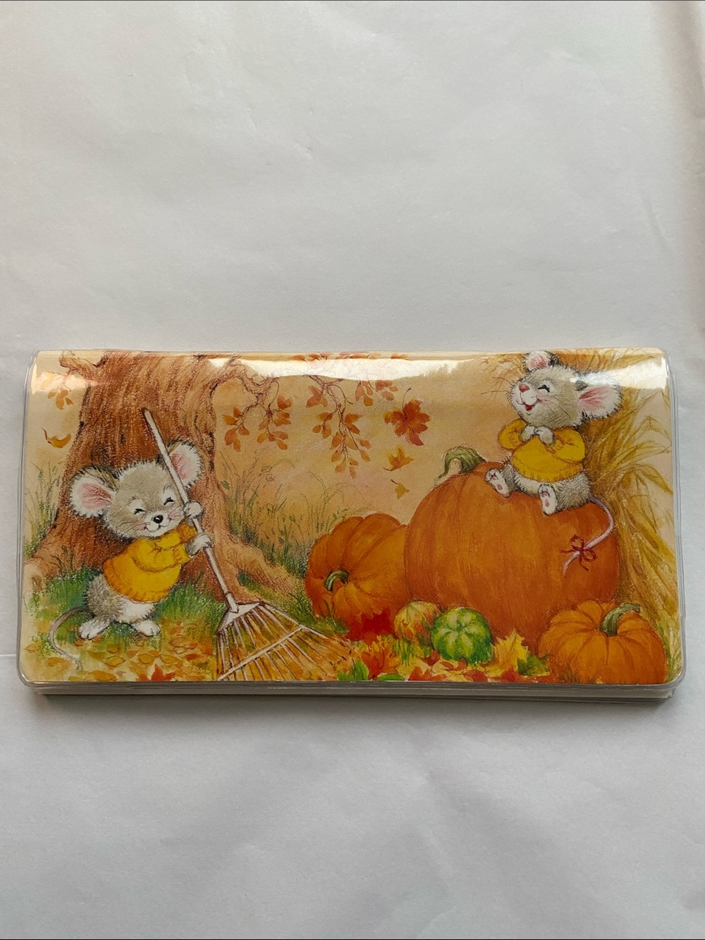 Vintage Address and Note Book Mice and Pumpkins